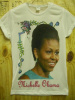 6 tshirts Michelle Obama printed with sublimation process